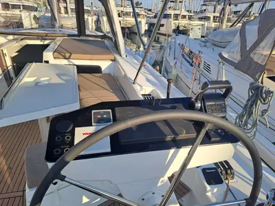 Kos 52.1, a Beneteau Oceanis 52 sailboat at Athens, Greece