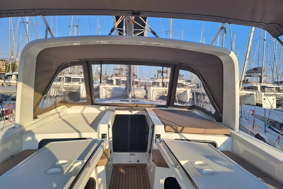 Kos 52.1, a Beneteau Oceanis 52 sailboat at Athens, Greece
