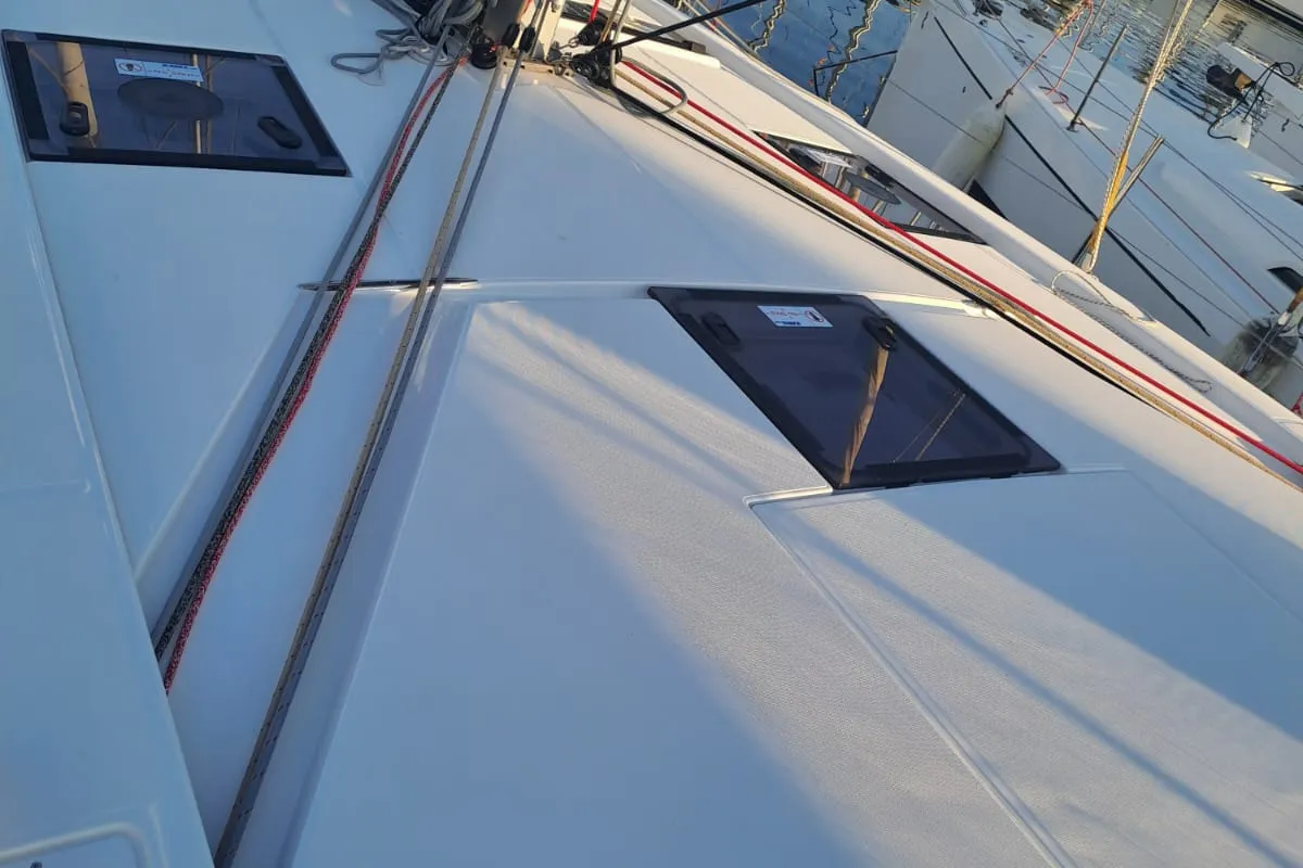 Kos 52.1, a Beneteau Oceanis 52 sailboat at Athens, Greece