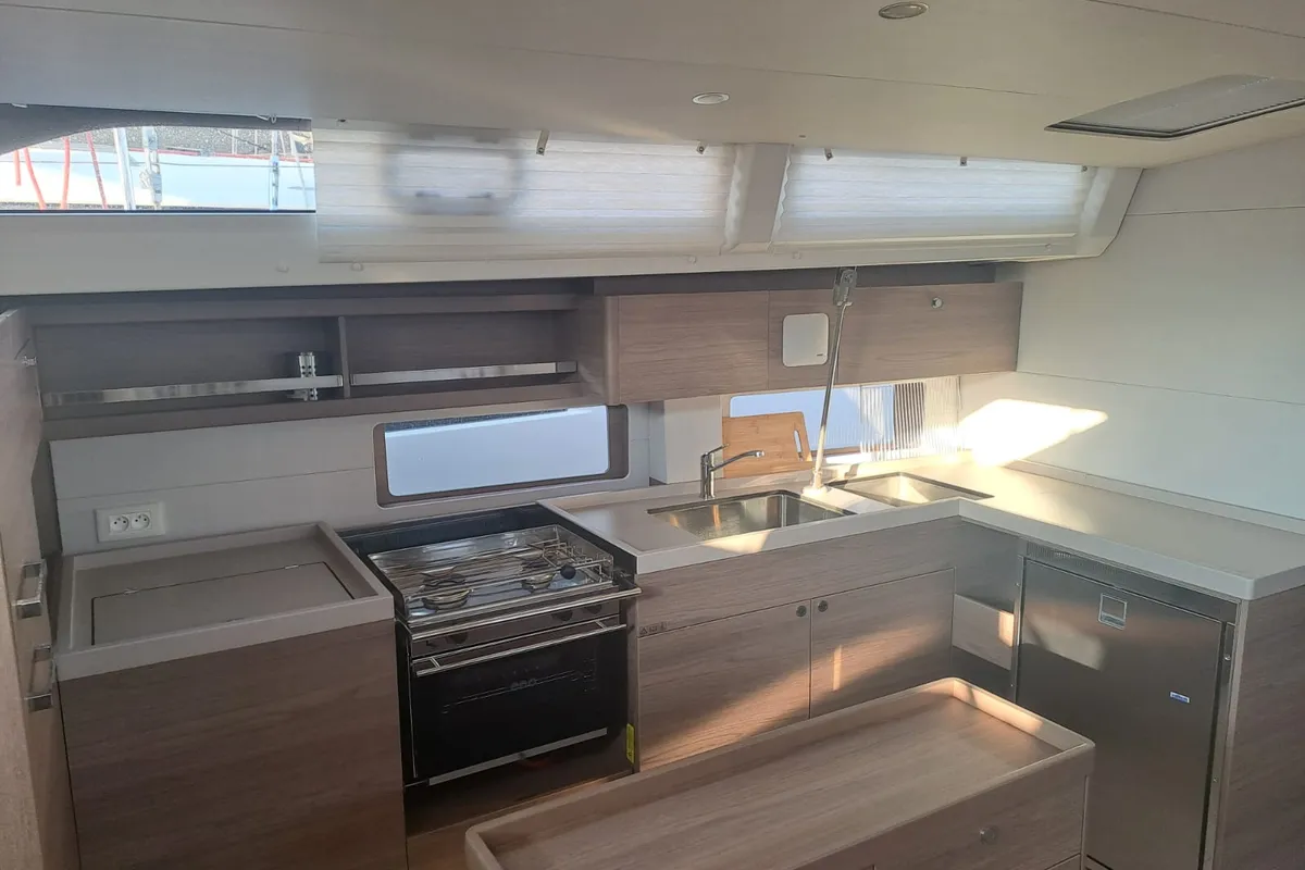 Kos 52.1, a Beneteau Oceanis 52 sailboat at Athens, Greece