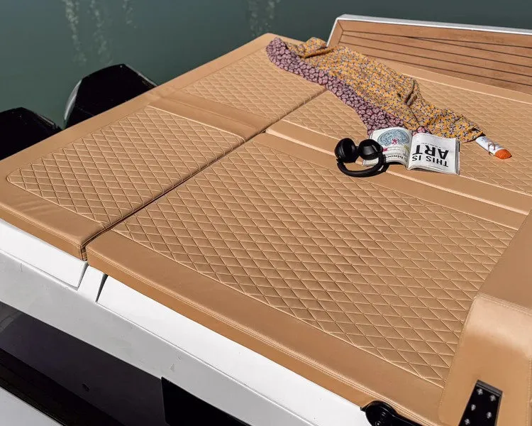 Ramblero, a Nuva M11 Open motorboat at Sitges, Spain