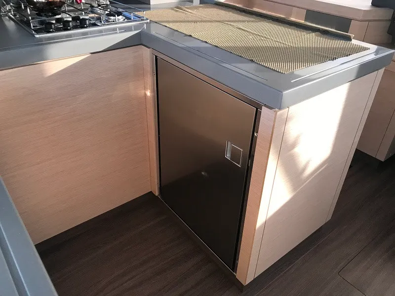 Galley of Bonita, a Fountaine Pajot Astrea 42 catamaran at Fethiye, Turkey