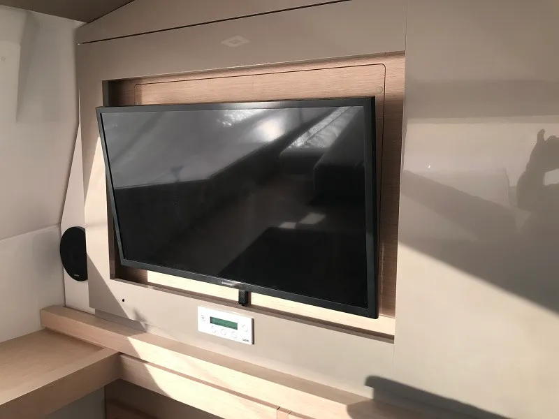Cabin on Bonita, a Fountaine Pajot Astrea 42 catamaran at Fethiye, Turkey