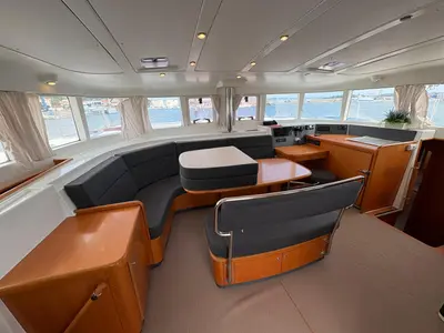 Salon of Manatee, a Lagoon 440 - 4 cab. catamaran at Vodice, Croatia