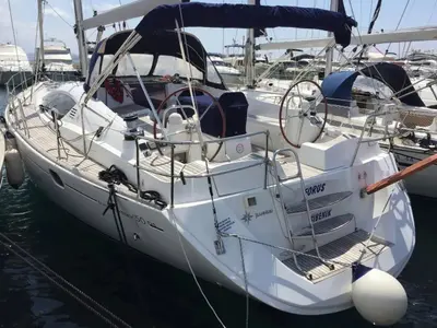 Forus, a Jeanneau Sun Odyssey 50 DS sailboat at Pirovac, Croatia
