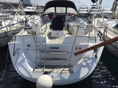 Forus, a Jeanneau Sun Odyssey 50 DS sailboat at Pirovac, Croatia