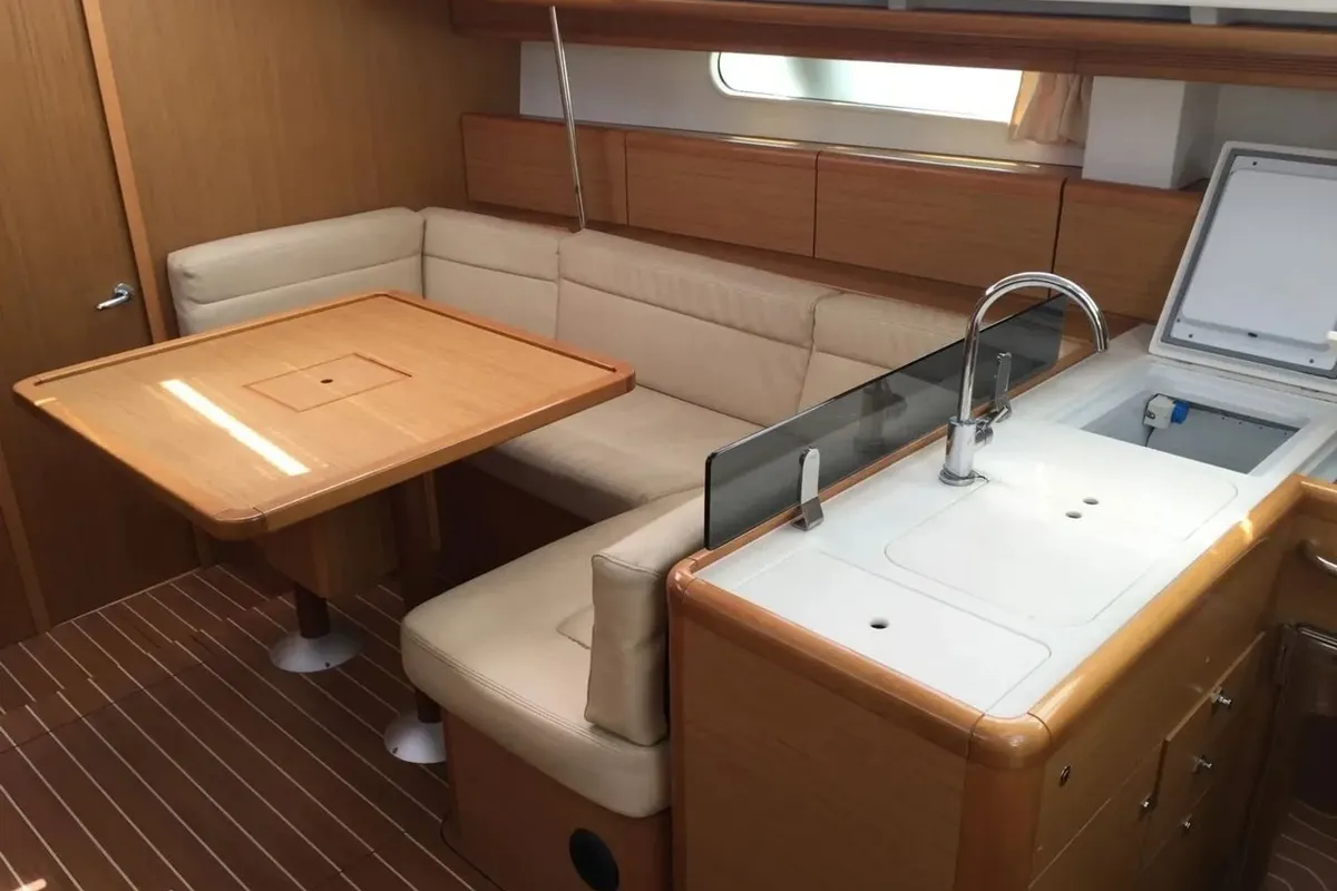 Forus, a Jeanneau Sun Odyssey 50 DS sailboat at Pirovac, Croatia