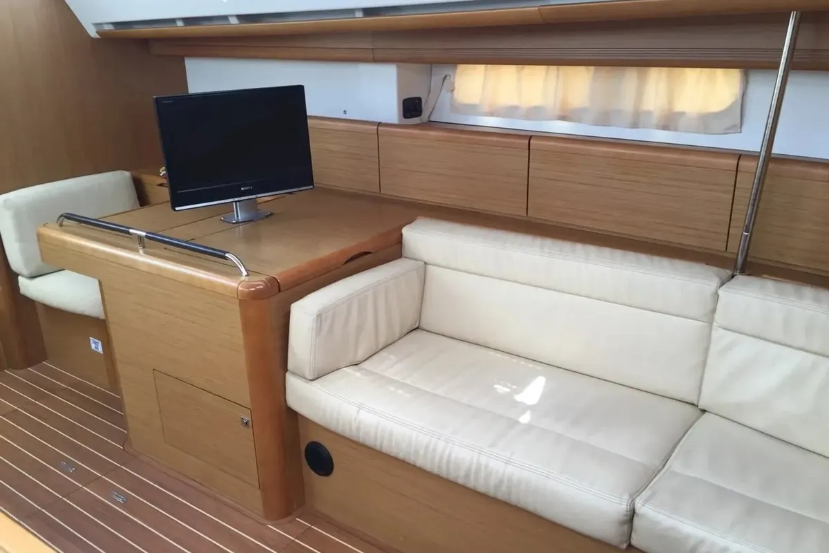 Forus, a Jeanneau Sun Odyssey 50 DS sailboat at Pirovac, Croatia