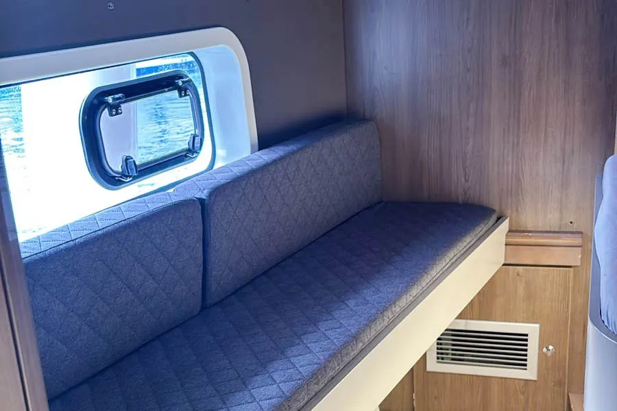 Cabin on Cosmo, a Bali Catspace catamaran at Roche Caiman, Seychelles