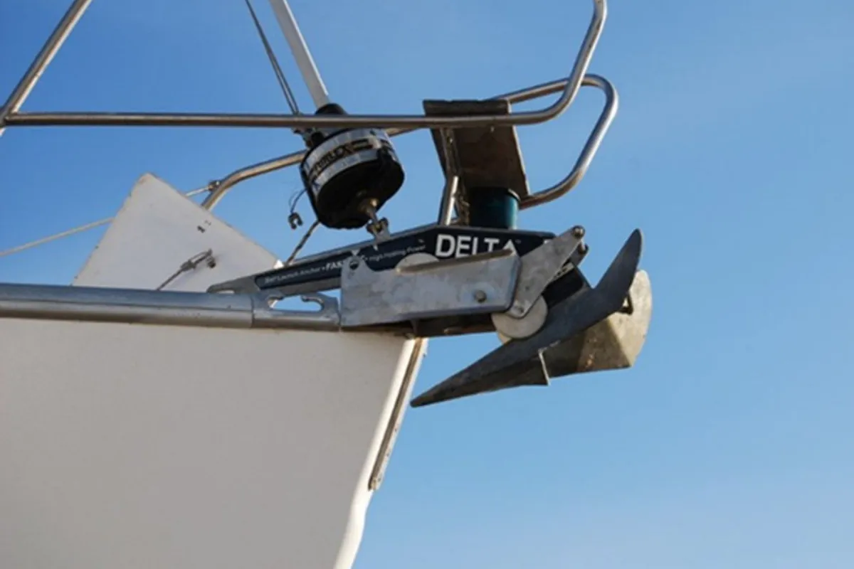Ankereva, a Bavaria 36 sailboat at Volos, Greece