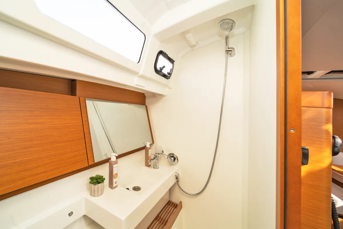 Calico Jack, a Jeanneau Sun Odyssey 490 sailboat at Athens, Greece
