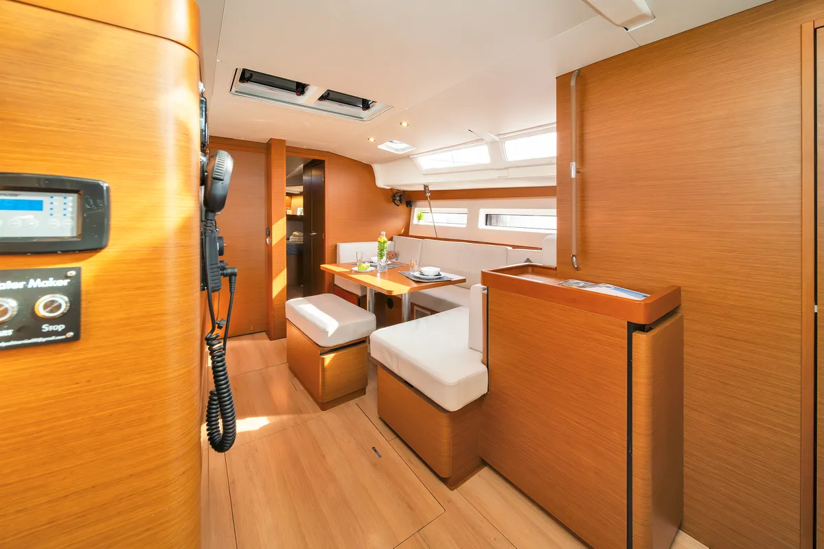 Calico Jack, a Jeanneau Sun Odyssey 490 sailboat at Athens, Greece