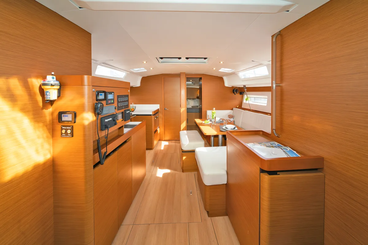 Calico Jack, a Jeanneau Sun Odyssey 490 sailboat at Athens, Greece