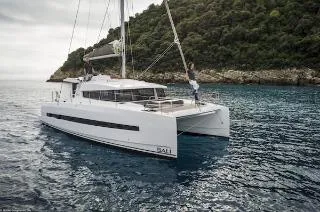 Exterior view of Posidonie, a Bali 4.1 catamaran at Plan-d'Aups-Sainte-Baume, France