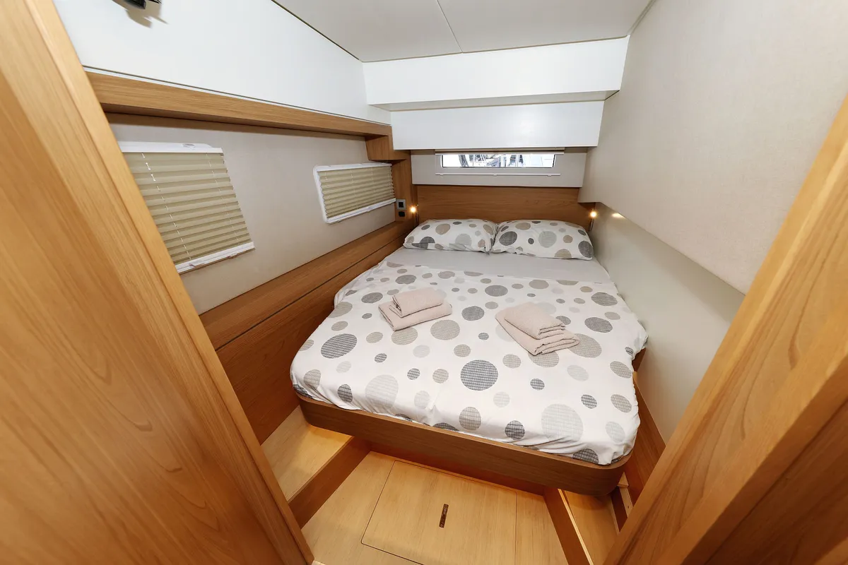 Cabin on Charmant, a Bali 4.2 catamaran at Grad Biograd na Moru, Croatia