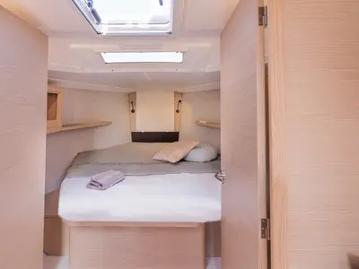 Cabin on Sunsail 37.3 Premium Plus, a Dufour 37 sailboat at Municipal Unit of Lefkada, Greece