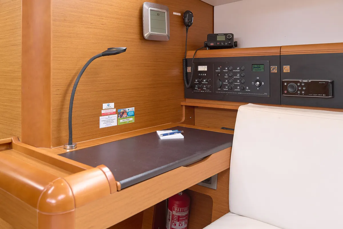 Pina, a Jeanneau Sun Odyssey 479 sailboat at Trogir, Croatia
