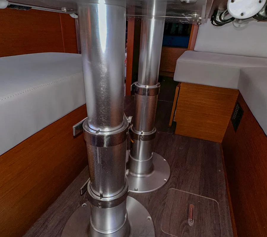 JoElli, a Jeanneau Sun Odyssey 440 sailboat at Palma de Mallorca, Spain