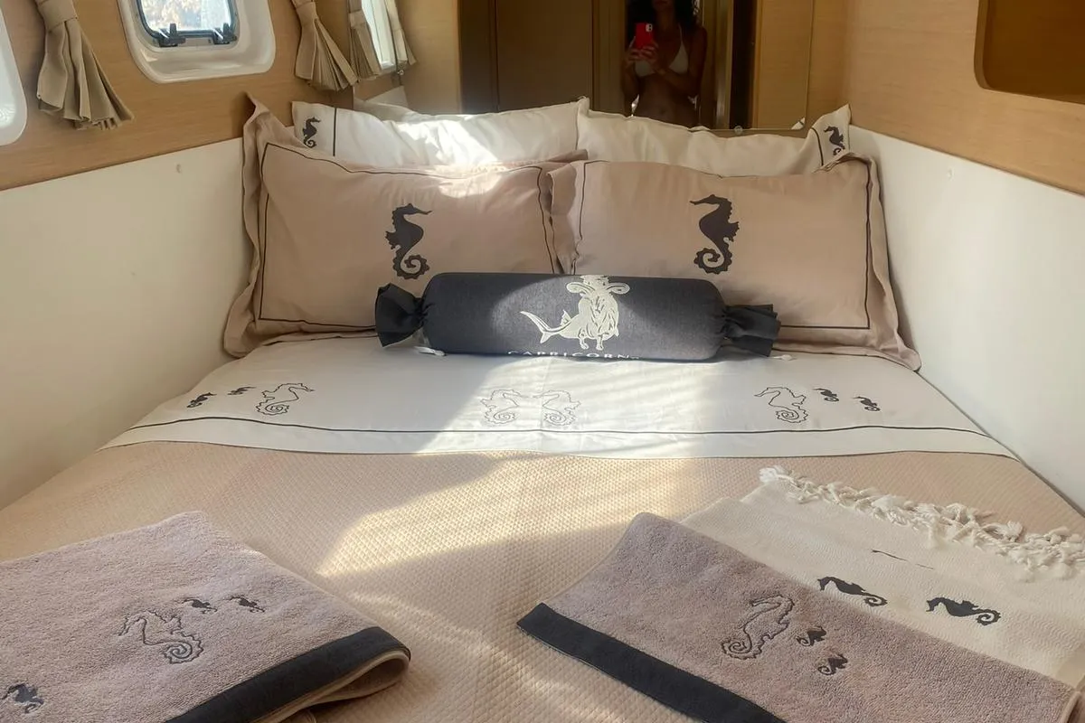 Premium, a Lagoon 440 catamaran at Marmaris, Turkey