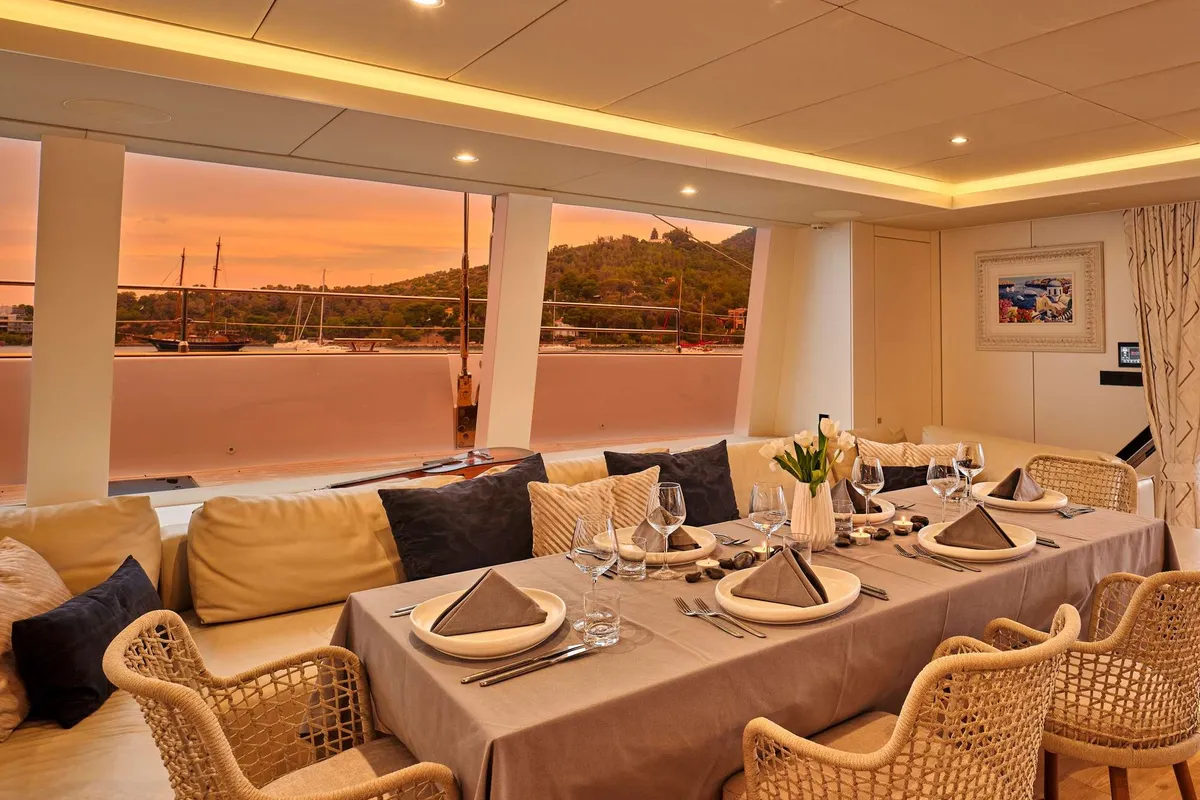 Genny, a Sunreef 80 catamaran at Athens, Greece