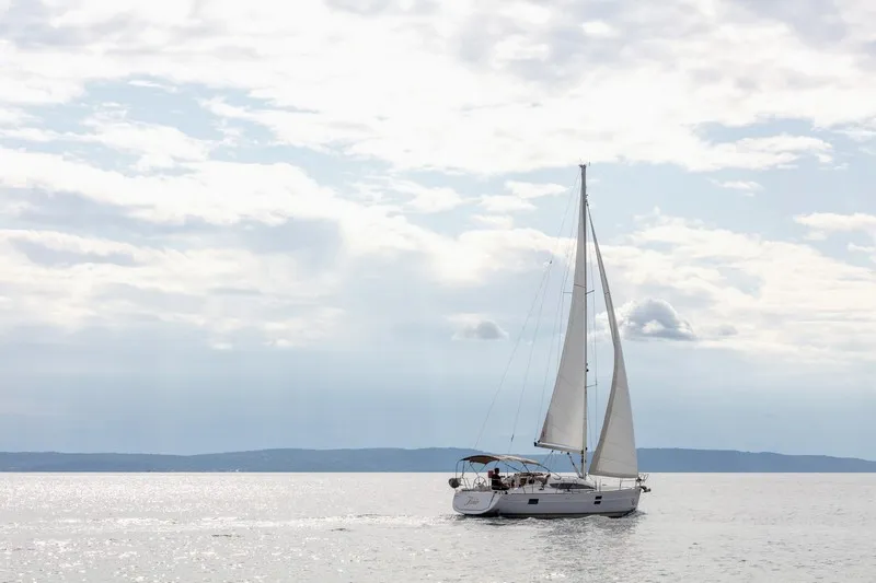 Exterior view of TINO, a Elan Impression 40 sailboat at Split, Croatia