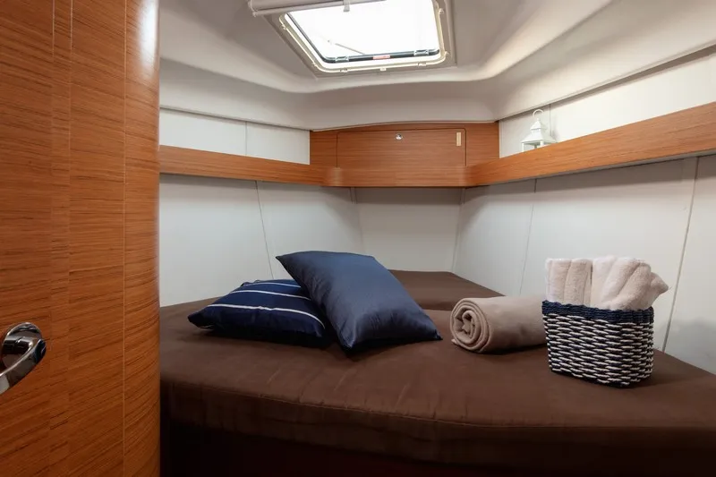 Cabin on TINO, a Elan Impression 40 sailboat at Split, Croatia