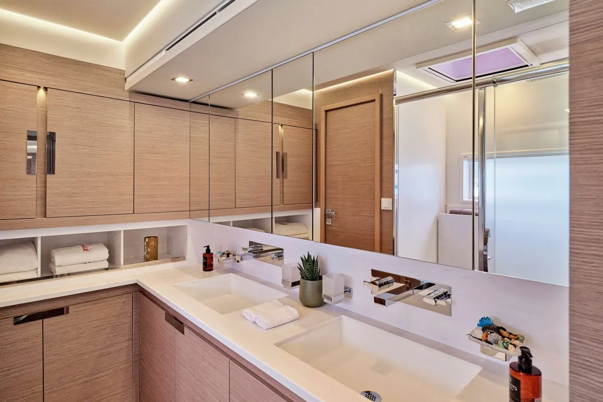 Pixie, a Fountaine Pajot Alegria 67 catamaran at Municipal Unit of Nea Peramos, Greece