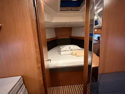 Cabin on Emira, a Bavaria Cruiser 37 sailboat at Jezera, Croatia