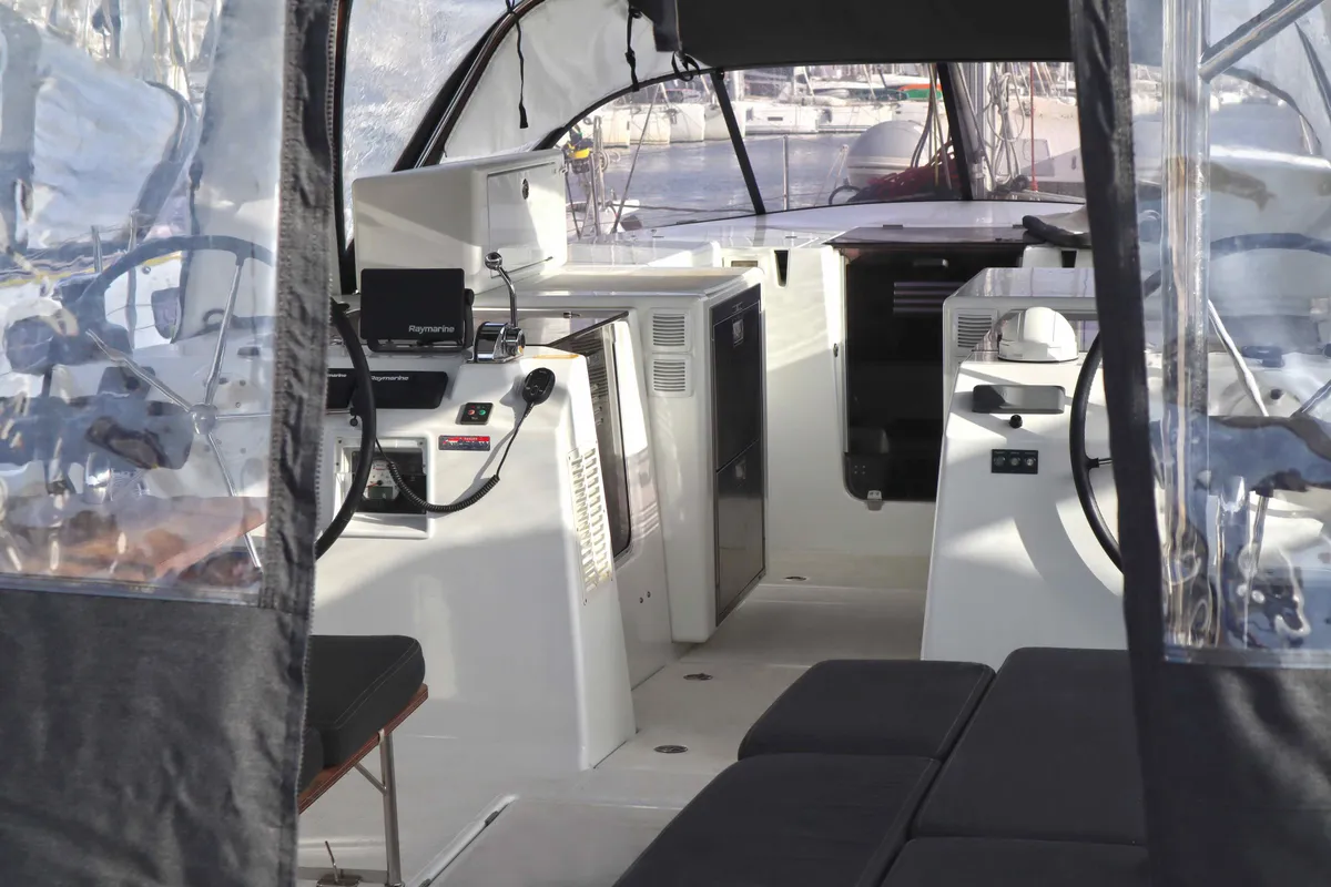 SOLARIS, a Jeanneau Sun Loft 47 sailboat at Municipal Unit of Lefkada, Greece