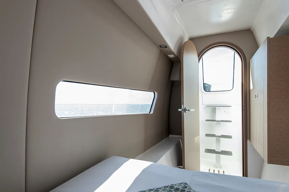 Galley of Flo, a NEEL 47 sailboat at Trapani, Italy