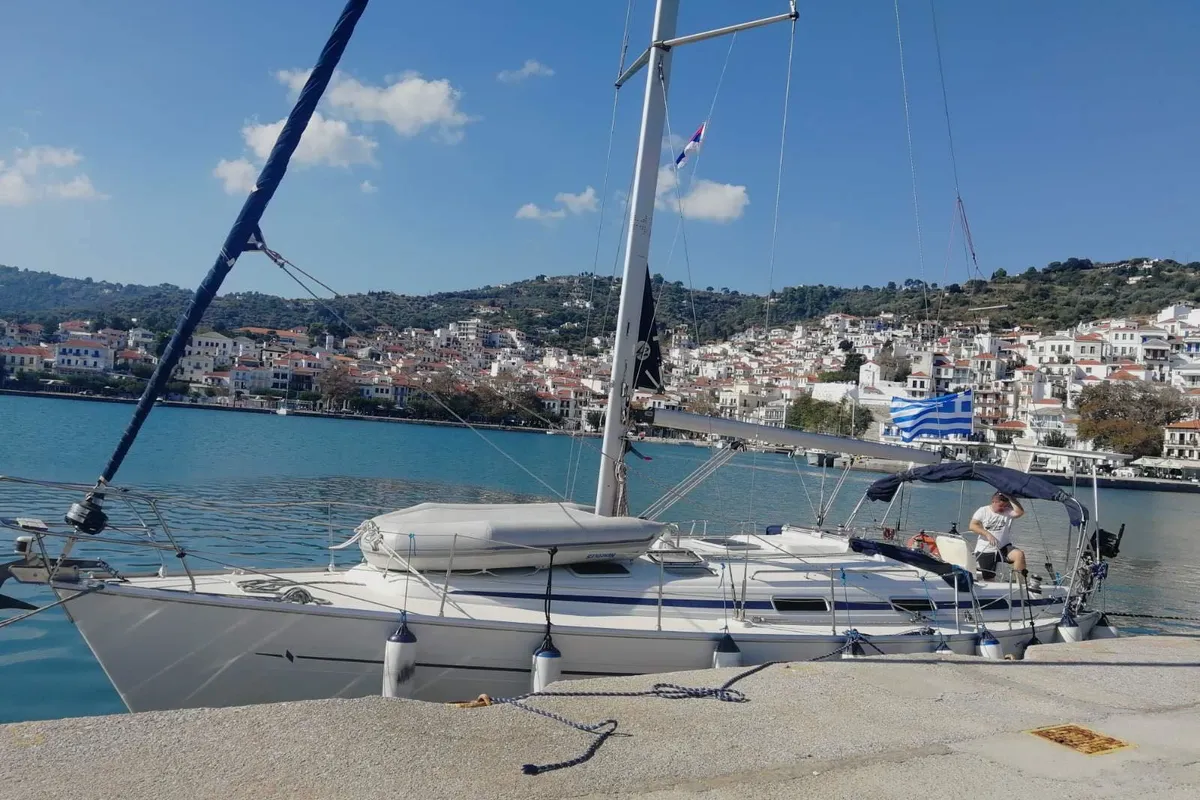 Evropi, a Bavaria 40 sailboat at Volos Municipality, Greece