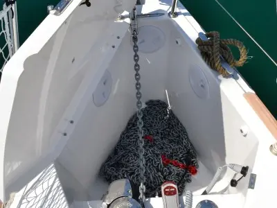 Salon of Minion, a Dufour 360 GL sailboat at Općina Sukošan, Croatia