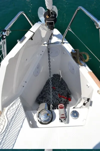Salon of Minion, a Dufour 360 GL sailboat at Općina Sukošan, Croatia