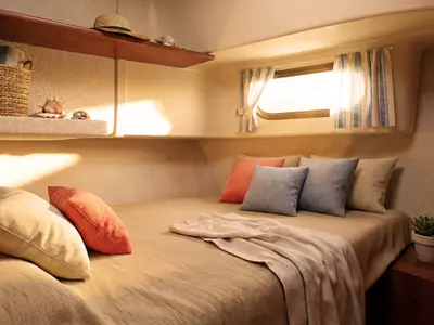 Cruiser Comfort 6/9 Pers., a Nicols Confort 1100 motorboat at Dole, France