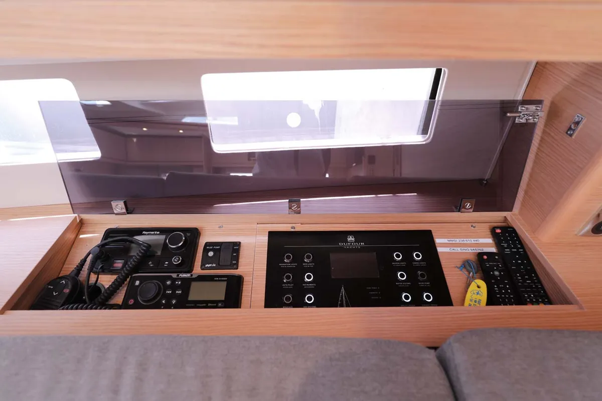 Cabin on Amalia, a Dufour 56 Exclusive sailboat at Grad Trogir, Croatia