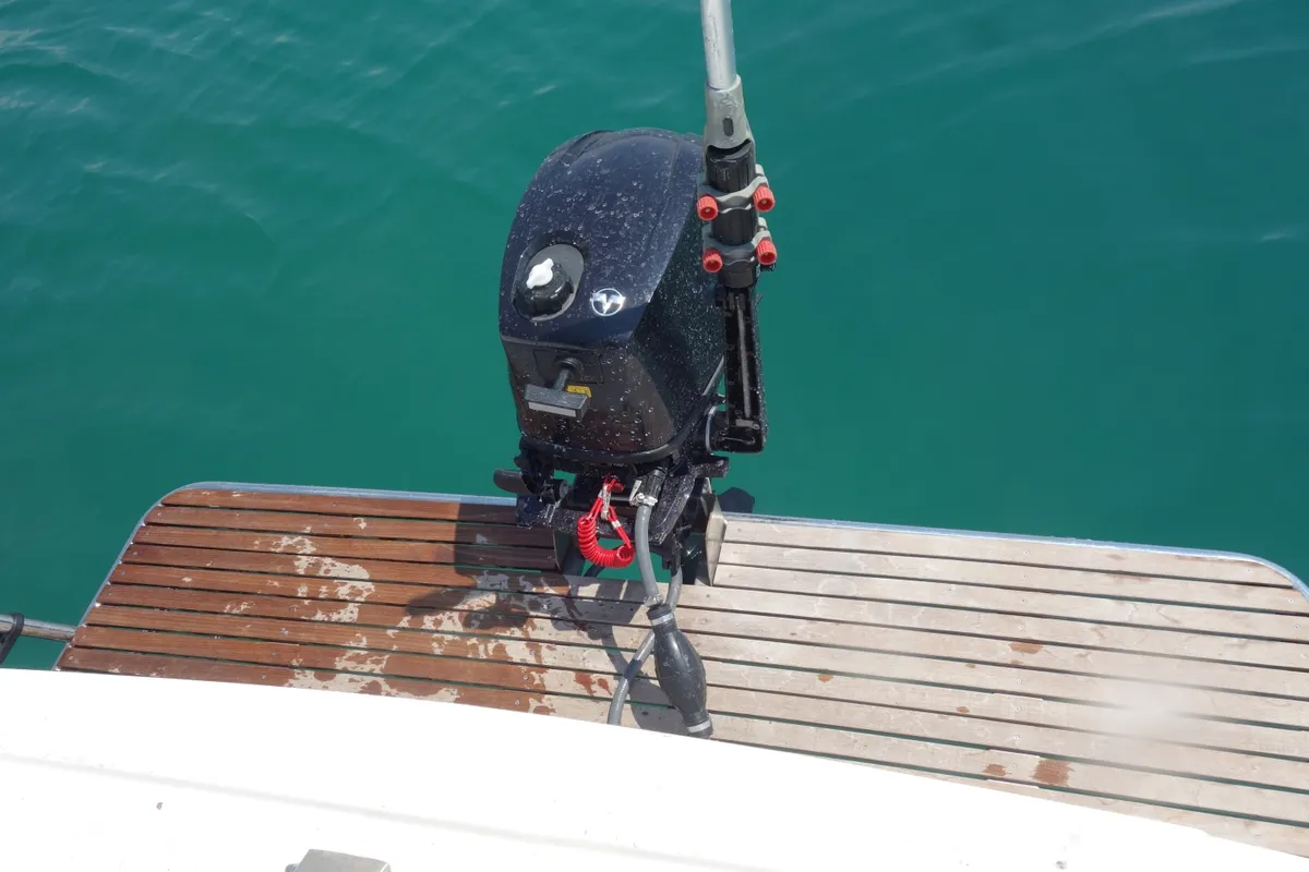 Tiptih, a Viko S 21 sailboat at Split, Croatia