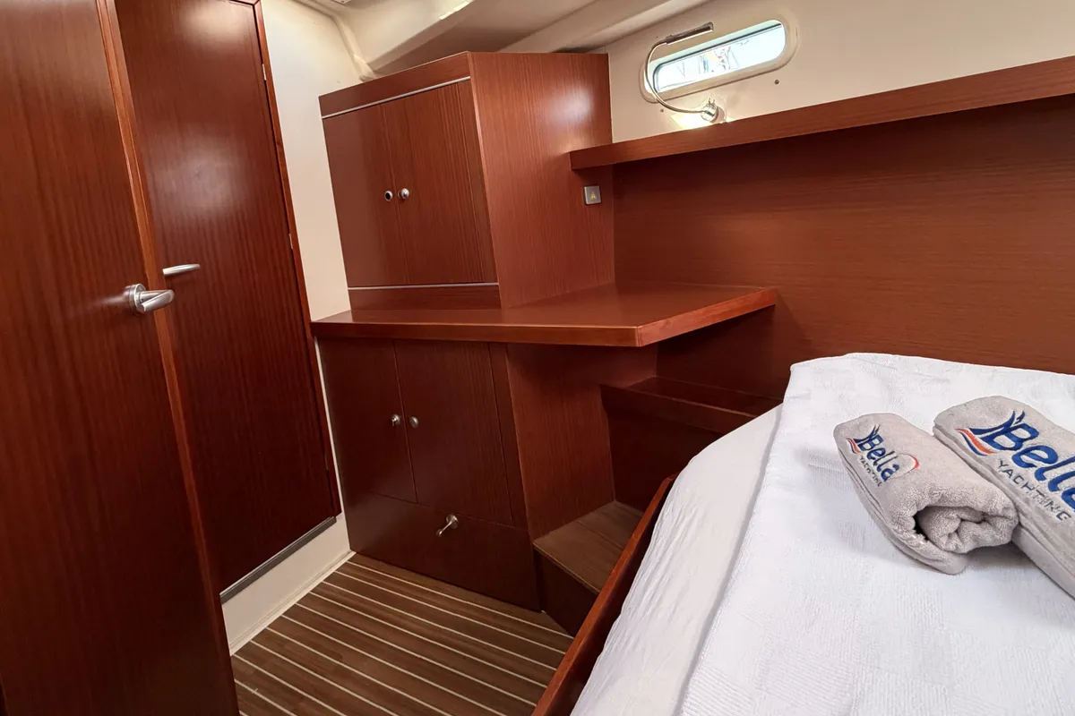 Cabin on Hanse 415, a sailboat at Fethiye, Turkey