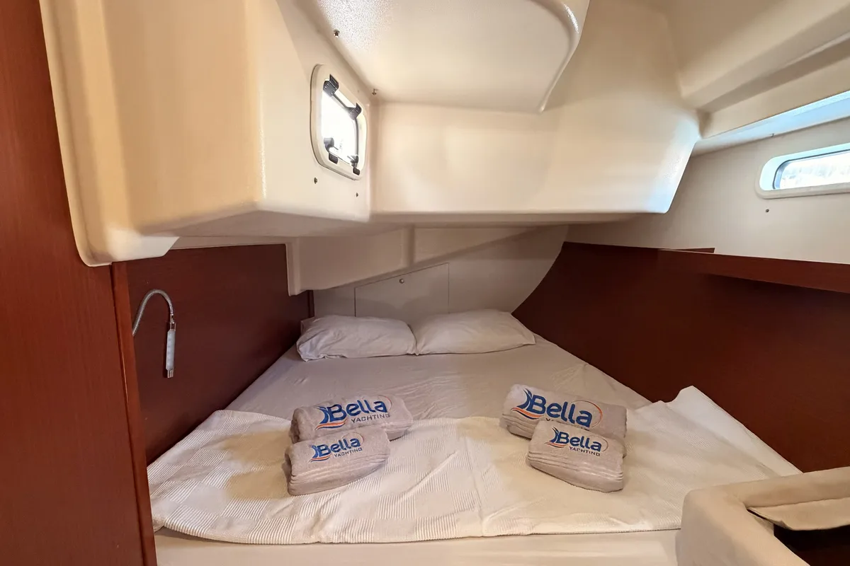 Cabin on Hanse 415, a sailboat at Fethiye, Turkey