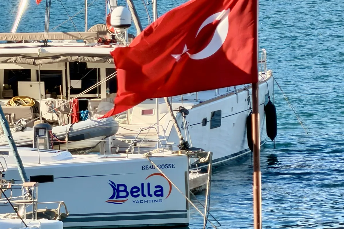 Hanse 415, a sailboat at Fethiye, Turkey