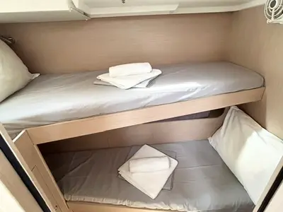 Cabin on Reboot, a Beneteau Oceanis 51.1 sailboat at Athens, Greece