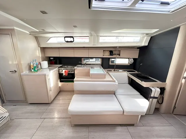 Galley of Reboot, a Beneteau Oceanis 51.1 sailboat at Athens, Greece