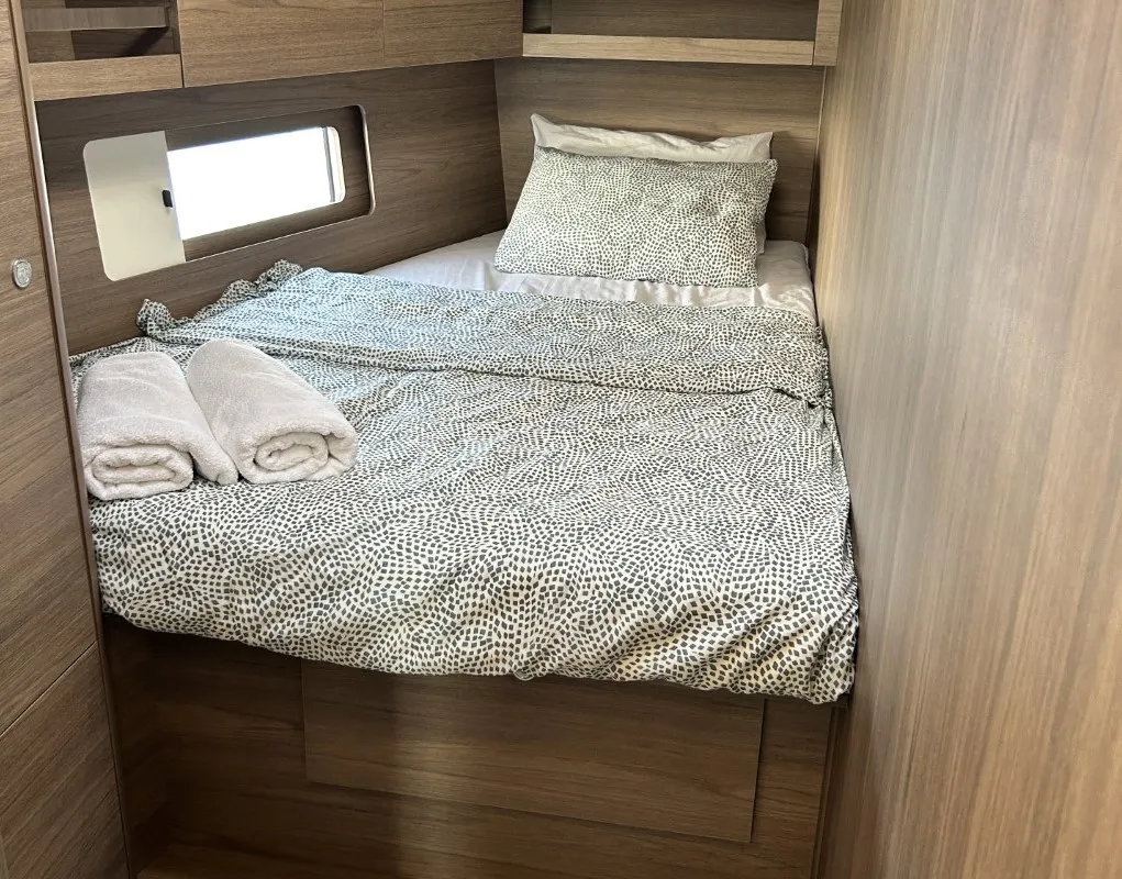 Cabin on TIDE OF YOUR LIFE, a Beneteau Oceanis 47 sailboat at Split, Croatia