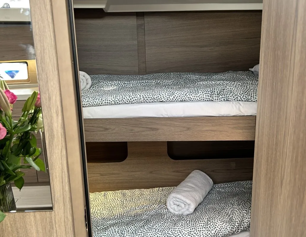 Cabin on TIDE OF YOUR LIFE, a Beneteau Oceanis 47 sailboat at Split, Croatia