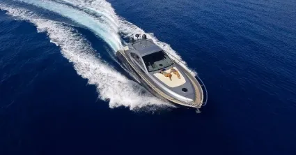 Exterior view of Silver Arrow, a Pearl Sea Yachts d.o.o. Pearlsea 56 Coupe motor yacht at Split, Croatia