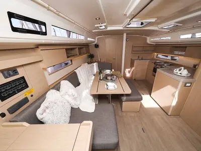 Salon of Moritz, a Beneteau Oceanis 40.1 ELECTRIC sailboat at Grad Biograd na Moru, Croatia