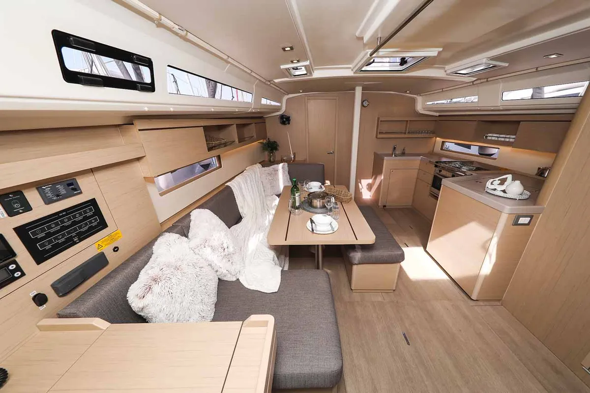 Salon of Moritz, a Beneteau Oceanis 40.1 ELECTRIC sailboat at Grad Biograd na Moru, Croatia