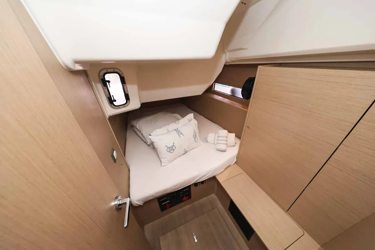 Cabin on Moritz, a Beneteau Oceanis 40.1 ELECTRIC sailboat at Grad Biograd na Moru, Croatia
