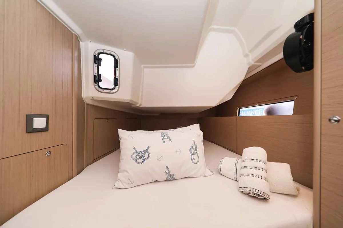 Cabin on Moritz, a Beneteau Oceanis 40.1 ELECTRIC sailboat at Grad Biograd na Moru, Croatia