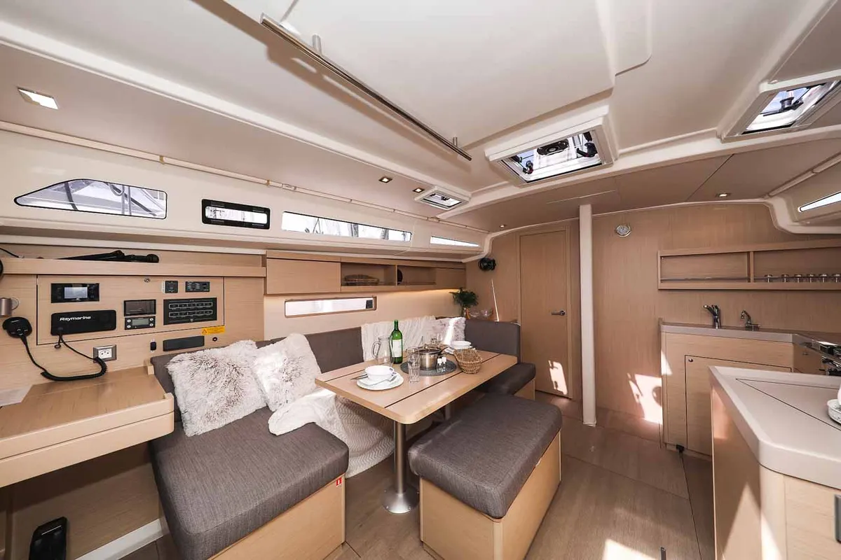 Salon of Moritz, a Beneteau Oceanis 40.1 ELECTRIC sailboat at Grad Biograd na Moru, Croatia