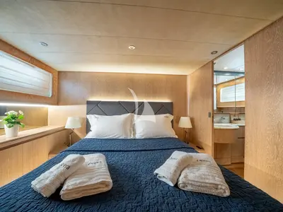 Cabin on Opera, a Gulet x-reuse motor yacht at Sami Municipal Unit, Greece